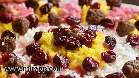 طرز تهیه آلبالو پلو