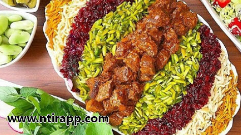 طرز پخت مرصع پلو